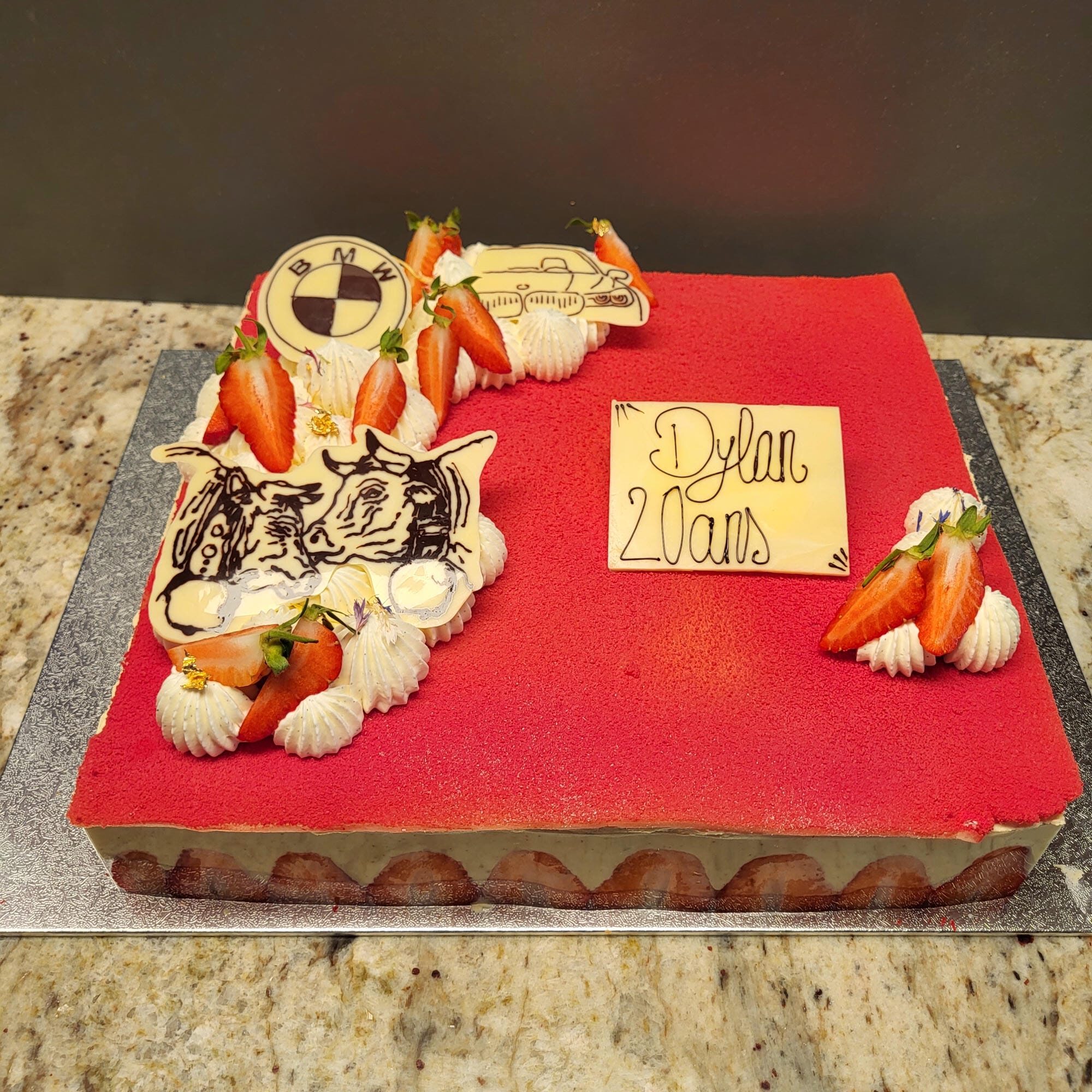 Fraisier, RJ Pâtisserie
